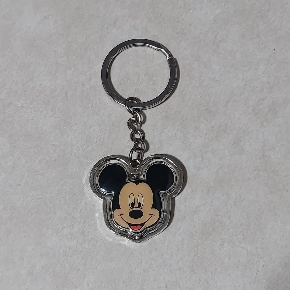 Disney Mickey Mouse Head Spinner Key Ring